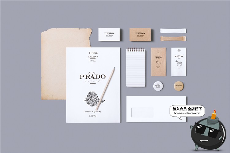 图片[29]-热饮咖啡厅咖啡品牌面包店烘焙品牌VI提案文创样机PSD模板PS素材-设计猿