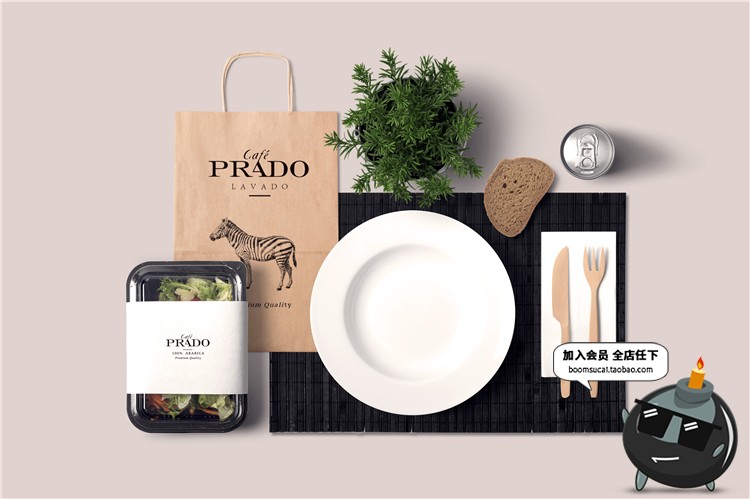 图片[30]-热饮咖啡厅咖啡品牌面包店烘焙品牌VI提案文创样机PSD模板PS素材-设计猿