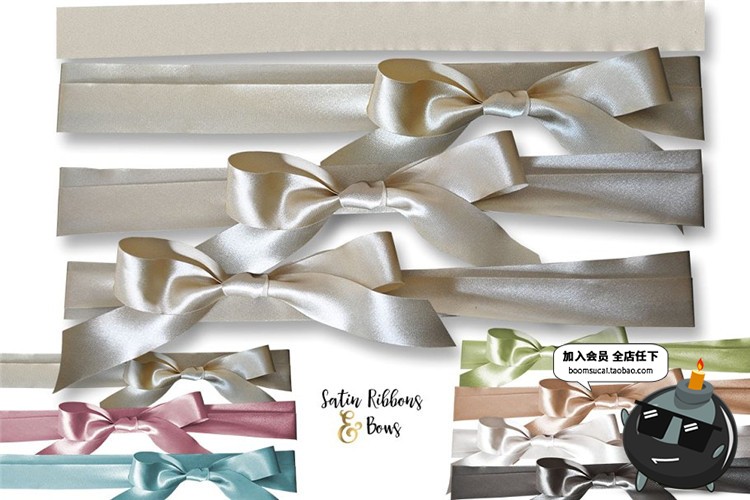 图片[3]-天鹅绒缎带闪光缎带和蝴蝶结彩带礼物绳结设计元素PNG免抠PS素材-设计猿