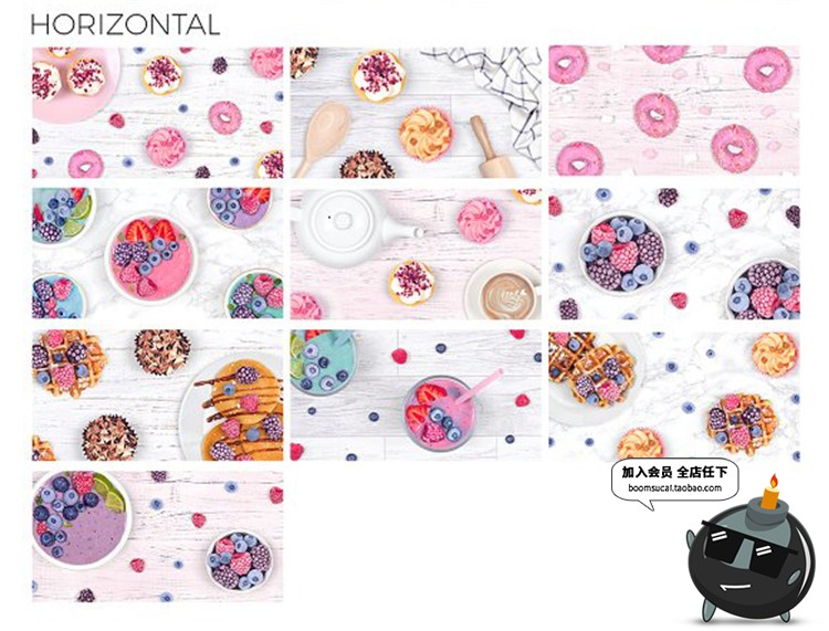 图片[2]-特色甜点甜甜圈美食蛋糕海报广告图文排版海报宣传PSD模板PS素材-设计猿
