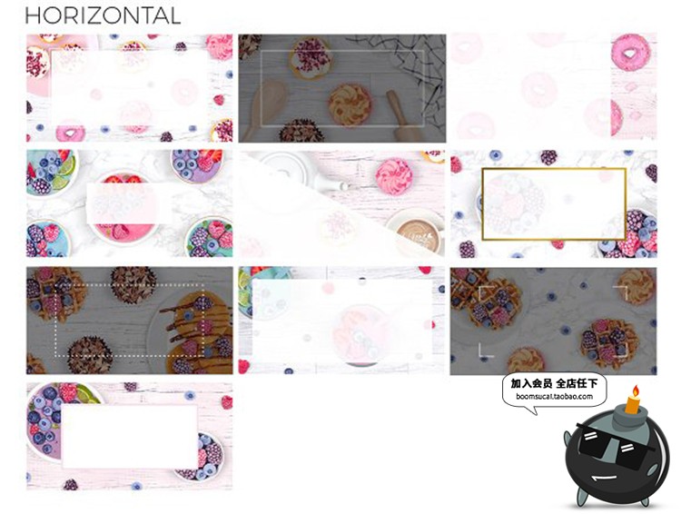 图片[5]-特色甜点甜甜圈美食蛋糕海报广告图文排版海报宣传PSD模板PS素材-设计猿