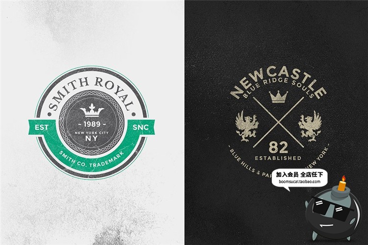 图片[4]-经典户外运动风圆形瓶盖英文logo图标标志AI矢量PSD模板设计素材-设计猿