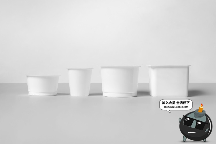 图片[8]-酸奶牛奶纸质杯包装品牌logo效果展示智能文创样机PSD模板PS素材-设计猿