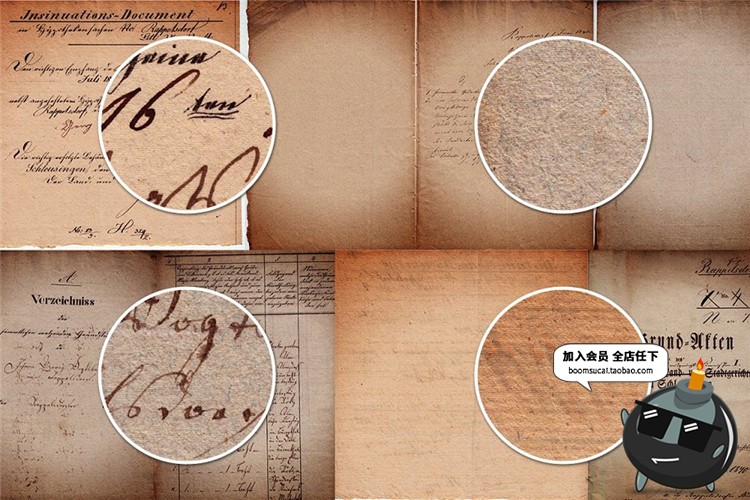 图片[3]-羊皮纸纹理复古古老信纸手稿发黄纸张信封JPG高清图片背景PS素材-设计猿