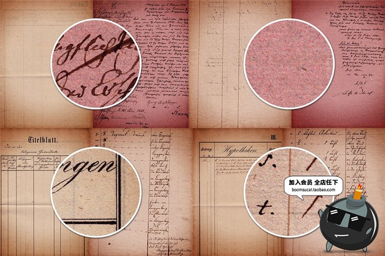 图片[4]-羊皮纸纹理复古古老信纸手稿发黄纸张信封JPG高清图片背景PS素材-设计猿