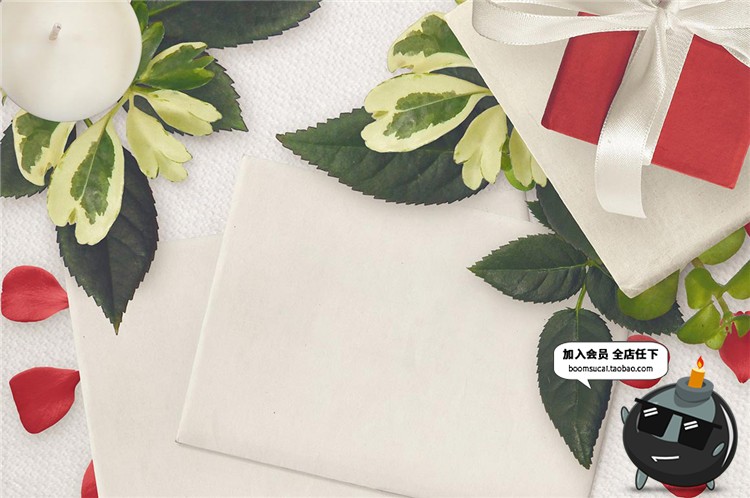 图片[7]-爱情情侣元素玫瑰花信封礼物场景背景摆件元素设计PSD模板PS素材-设计猿