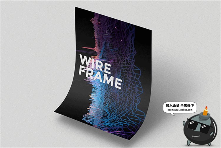 图片[7]-高清时空空间网格曲线折现抽象主题线框科技背景JPG图片PS素材-设计猿