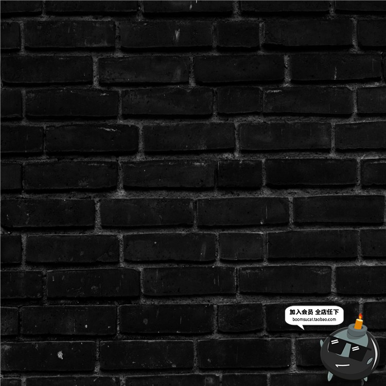 图片[3]-黑色墙面纹理砖墙木板背景黑暗男人低调简约格调素材JPG高清图片-设计猿