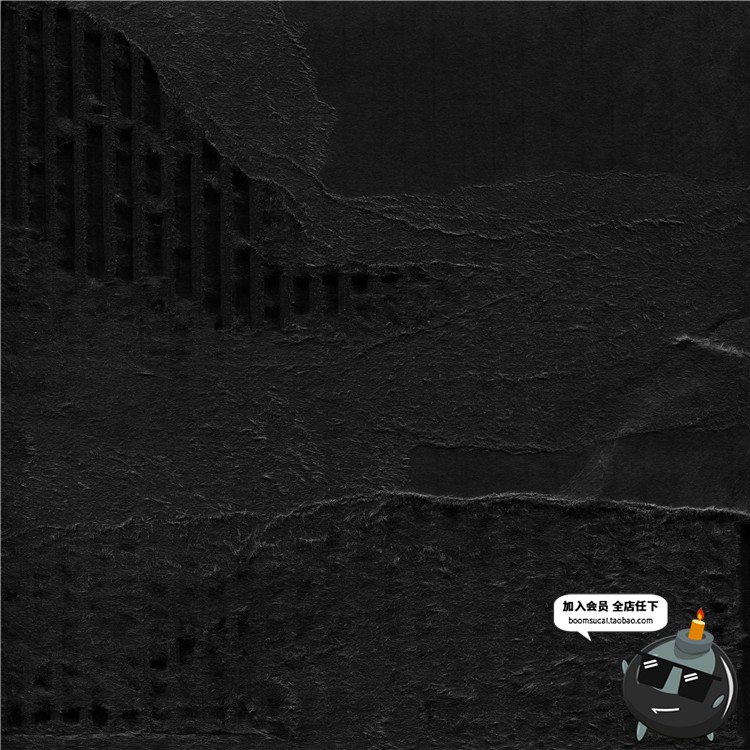 图片[8]-黑色墙面纹理砖墙木板背景黑暗男人低调简约格调素材JPG高清图片-设计猿