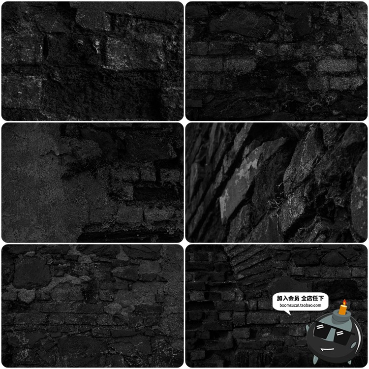 图片[21]-黑色墙面纹理砖墙木板背景黑暗男人低调简约格调素材JPG高清图片-设计猿