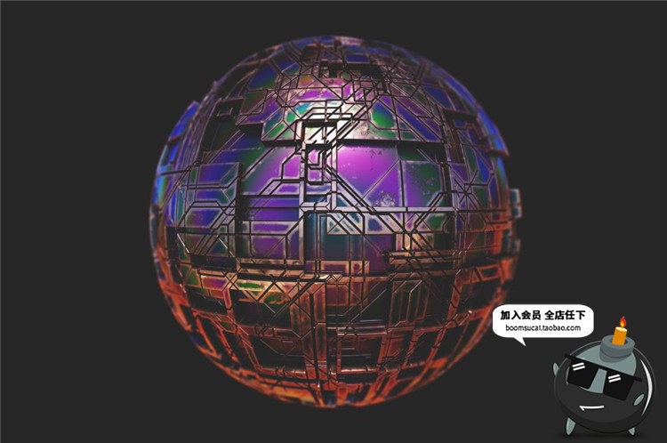 图片[7]-3D抽象金属电路板线路图高科技未来信息高清JPG背景纹理素材图片-设计猿