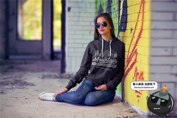 图片[7]-格连帽衫服装卫衣上衣VI文创贴图样机展示模型mockups模板PSD素材-设计猿