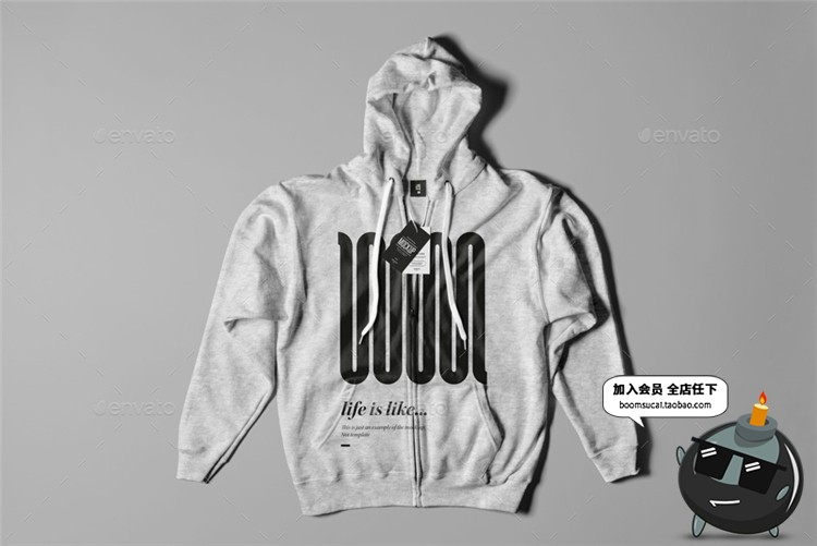 图片[12]-格连帽衫服装卫衣上衣VI文创贴图样机展示模型mockups模板PSD素材-设计猿