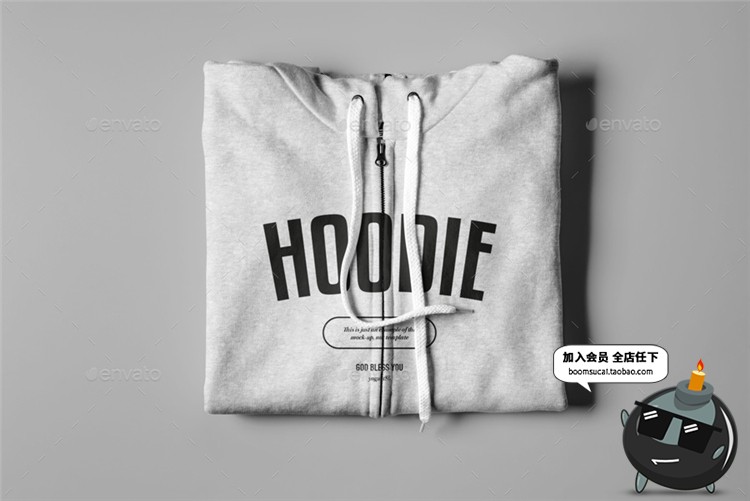 图片[17]-格连帽衫服装卫衣上衣VI文创贴图样机展示模型mockups模板PSD素材-设计猿