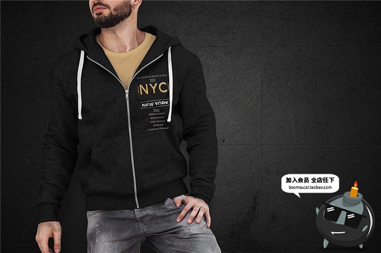 图片[22]-格连帽衫服装卫衣上衣VI文创贴图样机展示模型mockups模板PSD素材-设计猿