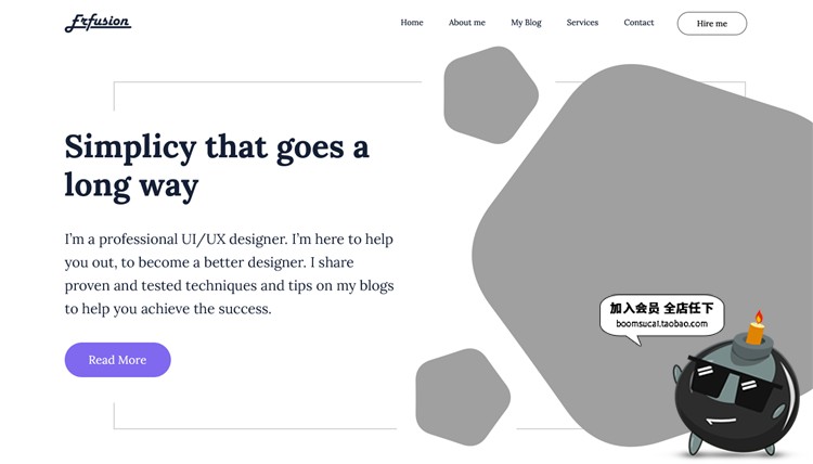 图片[3]-网页网站页面banner海报web首屏UI色调明亮几何简约PSD模板素材-设计猿
