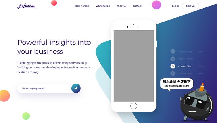 图片[4]-网页网站页面banner海报web首屏UI色调明亮几何简约PSD模板素材-设计猿