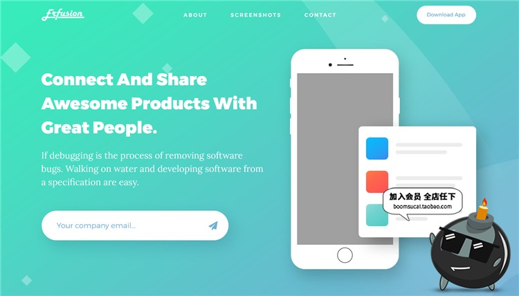 图片[9]-网页网站页面banner海报web首屏UI色调明亮几何简约PSD模板素材-设计猿
