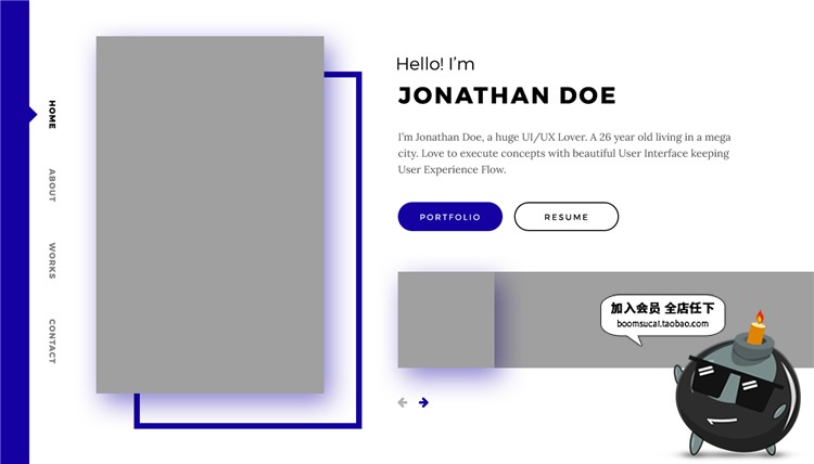 图片[10]-网页网站页面banner海报web首屏UI色调明亮几何简约PSD模板素材-设计猿