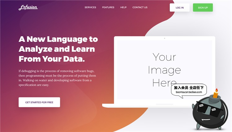图片[18]-网页网站页面banner海报web首屏UI色调明亮几何简约PSD模板素材-设计猿