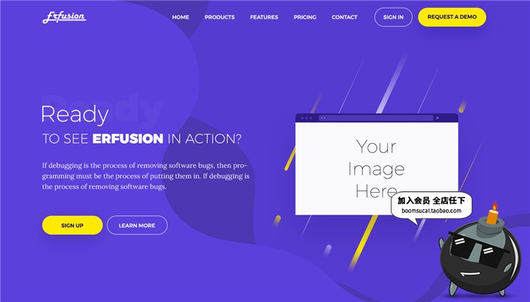 图片[20]-网页网站页面banner海报web首屏UI色调明亮几何简约PSD模板素材-设计猿