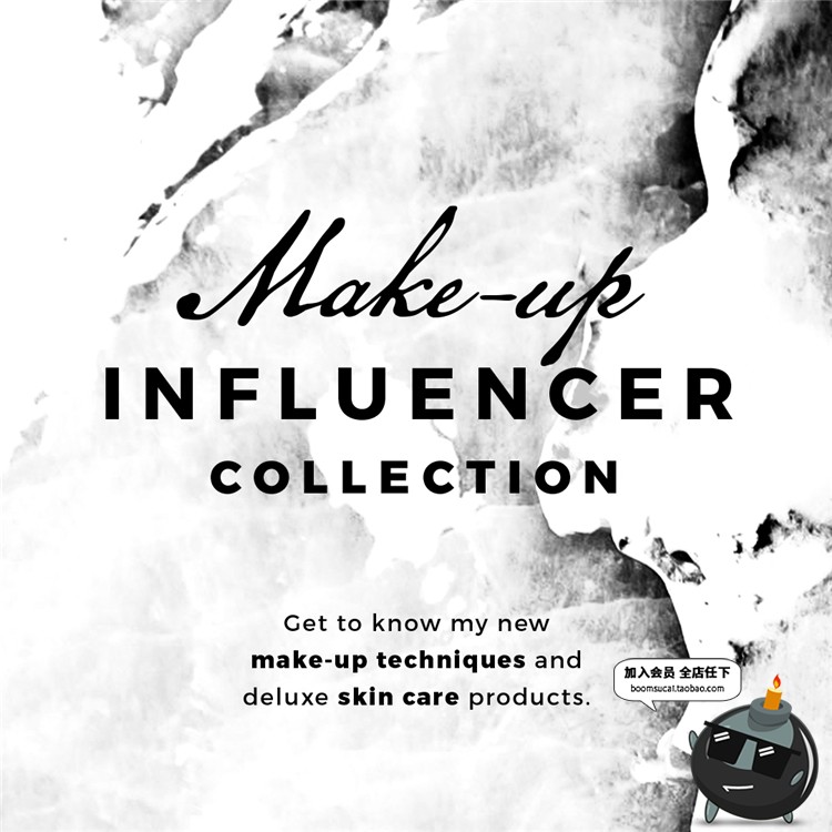 图片[2]-黑白色调个人海报广告宣传展示图文方形排版PSD模板PS设计素材-设计猿