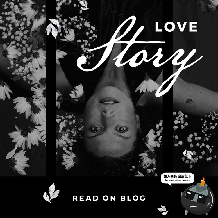 图片[13]-黑白色调个人海报广告宣传展示图文方形排版PSD模板PS设计素材-设计猿