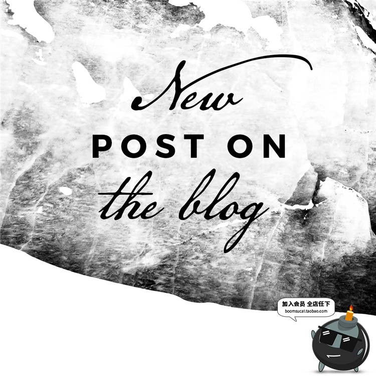 图片[21]-黑白色调个人海报广告宣传展示图文方形排版PSD模板PS设计素材-设计猿