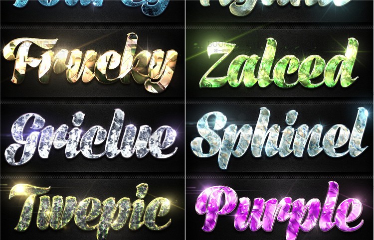 图片[7]-宝石钻石水晶闪耀效果质感艺术特效字体PS样式叠加设计ASL素材-设计猿