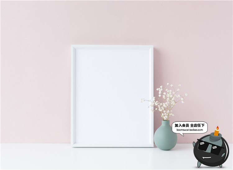 图片[17]-清新花店温馨便签画框VI智能贴图样机展示psd效果图标志模板素材-设计猿