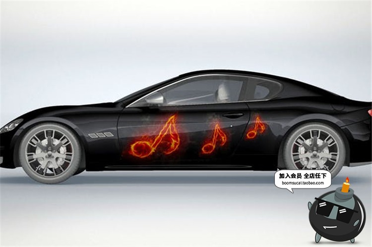 图片[4]-轿车跑车机动车侧面模型贴图喷漆效果展示样机PSD模板设计PS素材-设计猿