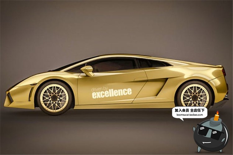 图片[7]-轿车跑车机动车侧面模型贴图喷漆效果展示样机PSD模板设计PS素材-设计猿