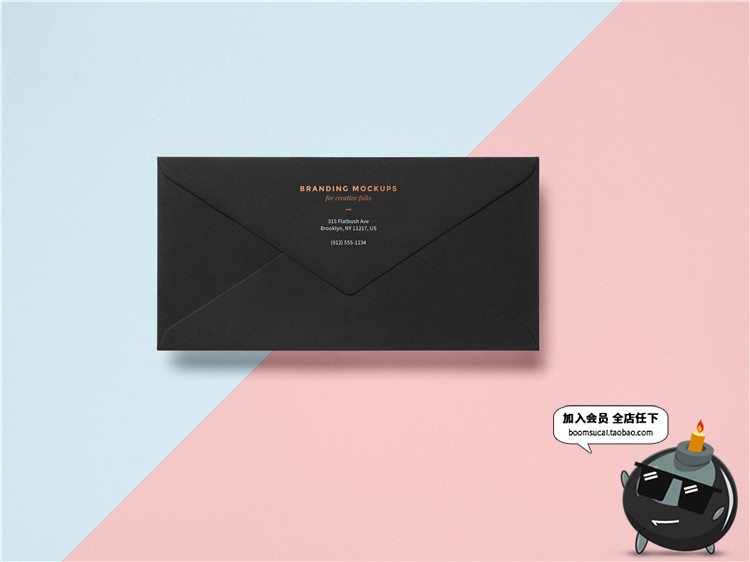 图片[7]-信封邀请函效果图品牌VI信笺卡片请柬展示PS智能贴图PSD样机素材-设计猿