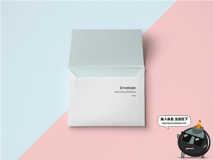 图片[9]-信封邀请函效果图品牌VI信笺卡片请柬展示PS智能贴图PSD样机素材-设计猿