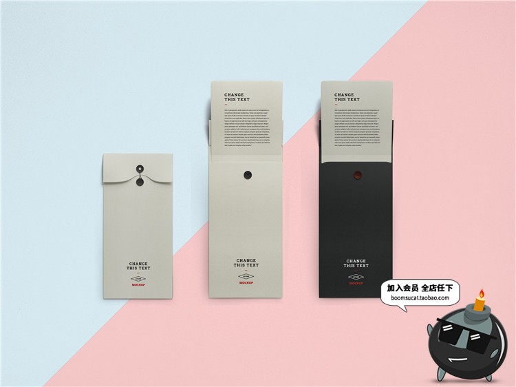 图片[23]-信封邀请函效果图品牌VI信笺卡片请柬展示PS智能贴图PSD样机素材-设计猿