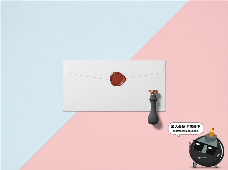 图片[25]-信封邀请函效果图品牌VI信笺卡片请柬展示PS智能贴图PSD样机素材-设计猿