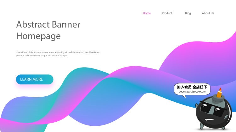 图片[14]-艺术科技感炫彩网页登录页未来展会海报banner背景AI矢量模板素材-设计猿