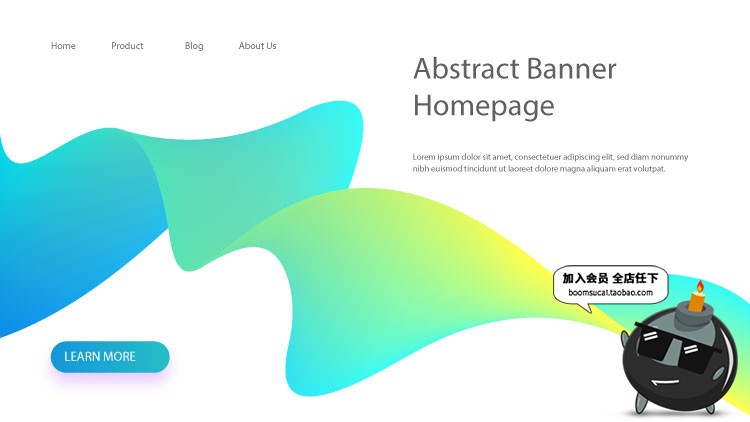 图片[15]-艺术科技感炫彩网页登录页未来展会海报banner背景AI矢量模板素材-设计猿