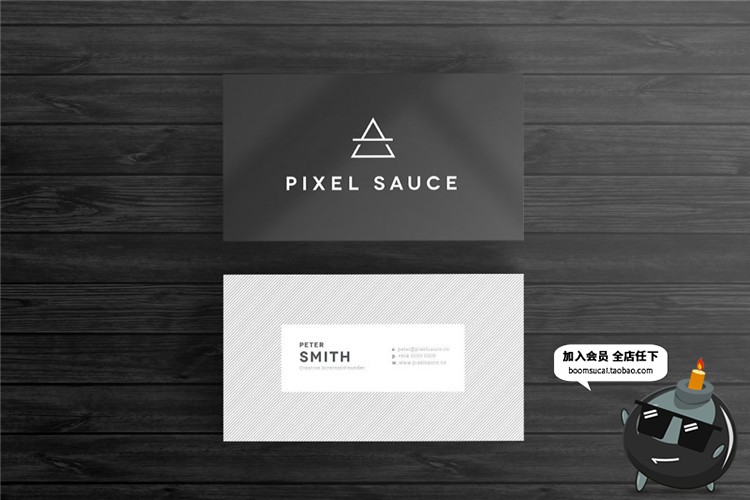 图片[4]-时尚简约国外商务企业个人卡片联系介绍名片设计PSD模板素材-设计猿