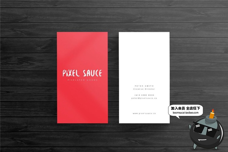 图片[5]-时尚简约国外商务企业个人卡片联系介绍名片设计PSD模板素材-设计猿