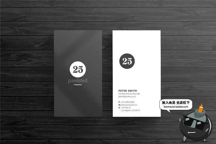 图片[6]-时尚简约国外商务企业个人卡片联系介绍名片设计PSD模板素材-设计猿