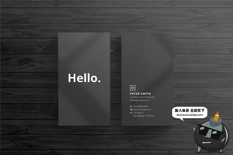 图片[20]-时尚简约国外商务企业个人卡片联系介绍名片设计PSD模板素材-设计猿