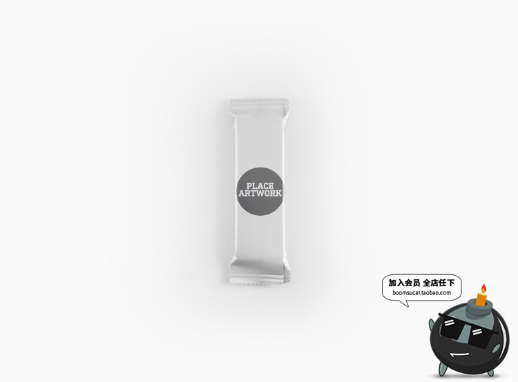 图片[8]-巧克力糖果棒长条包装效果展示智能贴图文创样机素材PSD分层模板-设计猿