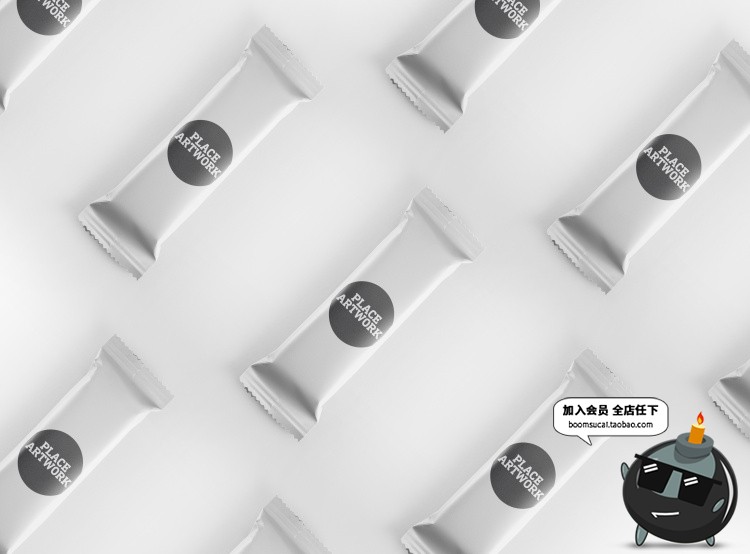 图片[15]-巧克力糖果棒长条包装效果展示智能贴图文创样机素材PSD分层模板-设计猿