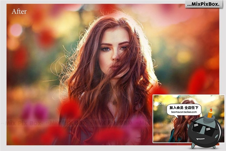 图片[1]-烂漫花海影楼鲜花边框特效飘落效果覆盖叠加PS素材PNG免扣图片-设计猿