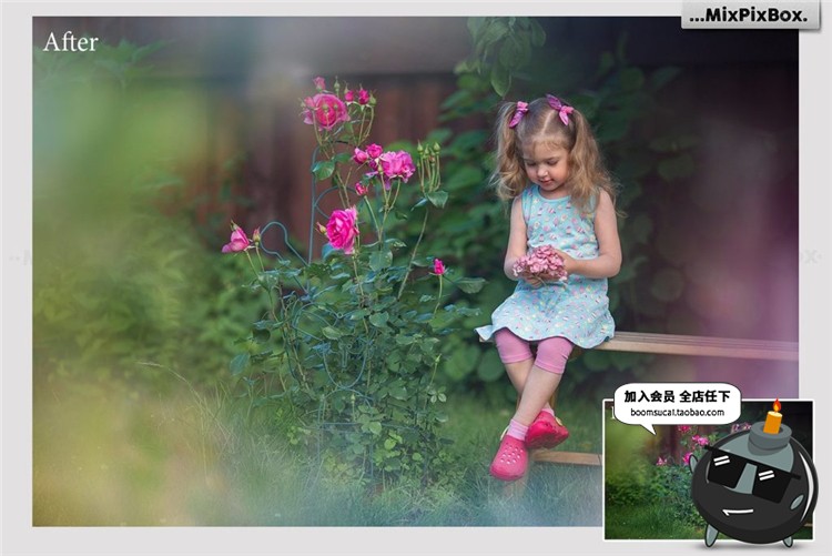 图片[4]-烂漫花海影楼鲜花边框特效飘落效果覆盖叠加PS素材PNG免扣图片-设计猿