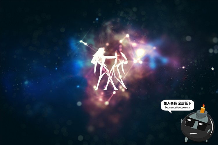 图片[5]-神秘12星座符号神秘标志宇宙星盘线条星空图JPG高清图片背景素材-设计猿