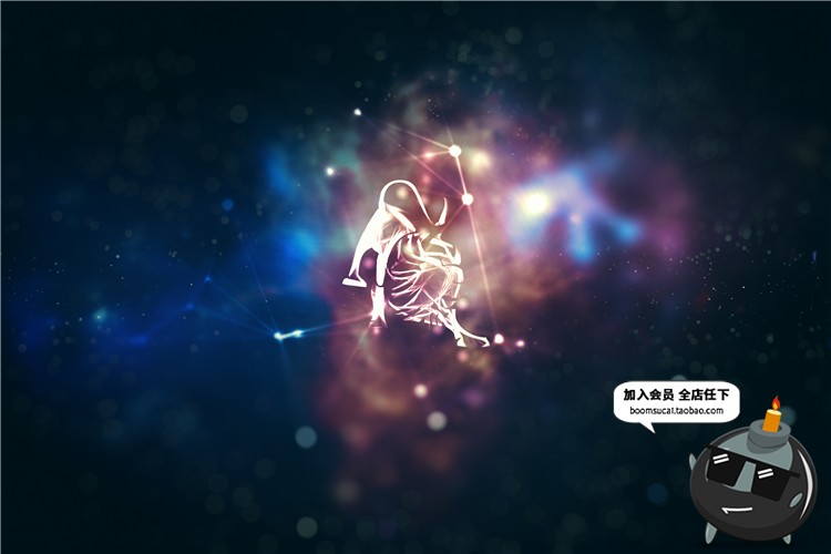 图片[10]-神秘12星座符号神秘标志宇宙星盘线条星空图JPG高清图片背景素材-设计猿