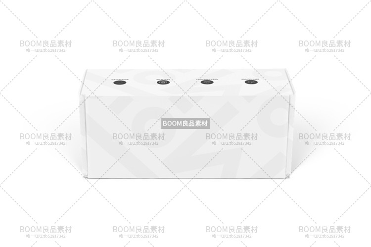 图片[2]-白色大盖瓦楞纸包飞机盒快递外包装展示智能贴图装盒样机PSD模板-设计猿