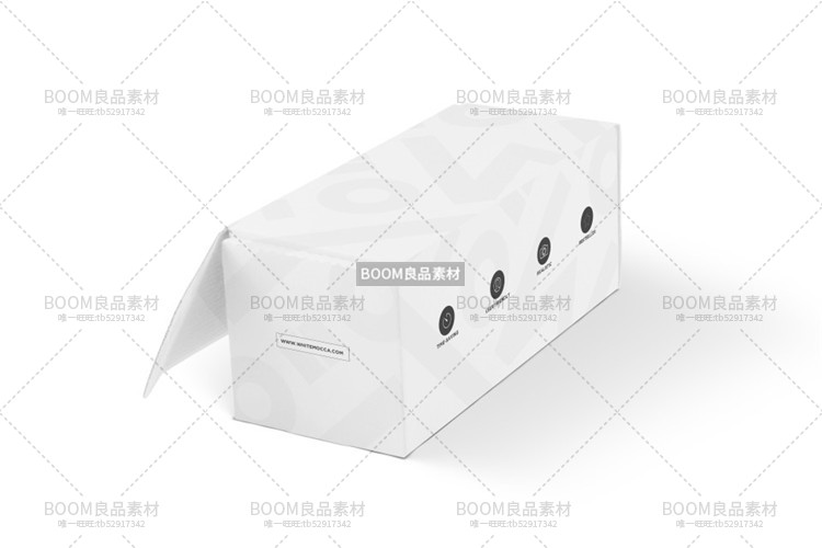 图片[5]-白色大盖瓦楞纸包飞机盒快递外包装展示智能贴图装盒样机PSD模板-设计猿